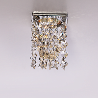 Светильник встраиваемый Италмак Florencia 51 10 05 MR16 65мм/50Вт штамп/прозрачное стекло картинка 